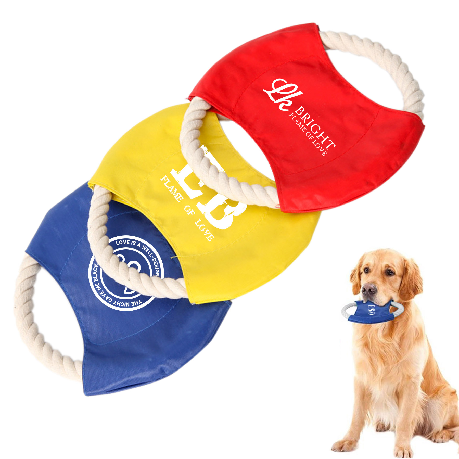 FlyFlyPromos - Dog Rope Throwing Flyer Image 1 - Promotional Product